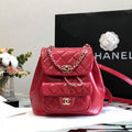 Chanel A99121 Backpack A3002 Calfskin Red - Default Title - View 1