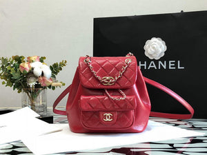 Chanel A99121 Backpack A3002 Calfskin Red - Default Title - View 2