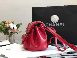 Chanel A99121 Backpack A3002 Calfskin Red - Default Title - View 6