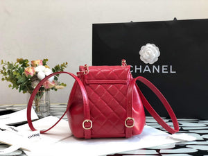 Chanel A99121 Backpack A3002 Calfskin Red - Default Title - View 7