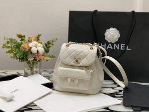 Chanel A99121 Backpack A3002 Calfskin White - Default Title - View 2