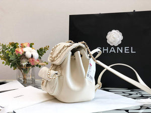 Chanel A99121 Backpack A3002 Calfskin White - Default Title - View 6