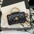 Chanel AP3484 CLUTCH WITH CHAIN Shiny Lambskin & Gold-Tone Metal - Default Title - View 1