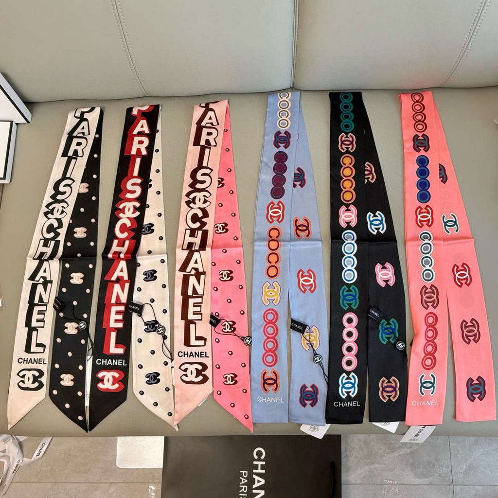 Chanel AA8006 Slim Bandeau Designer Scarf C88736