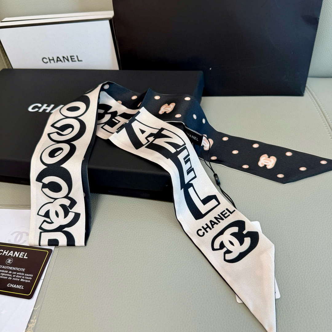 Chanel AA8006 Slim Bandeau Designer Scarf C88736