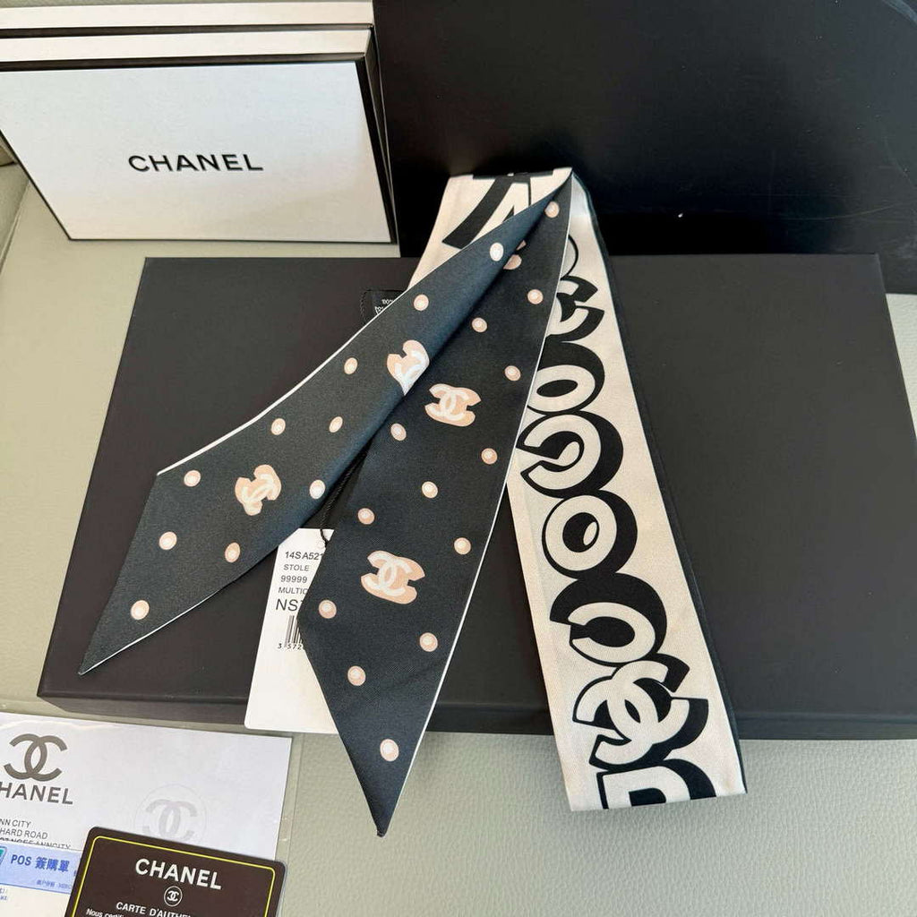 Chanel AA8006 Slim Bandeau Designer Scarf C88736