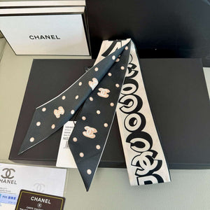 Chanel AA8006 Slim Bandeau Designer Scarf C88736 - Default Title - View 5