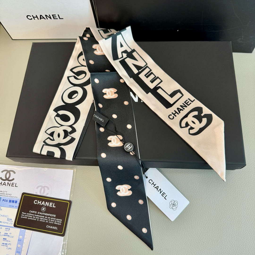 Chanel AA8006 Slim Bandeau Designer Scarf C88736