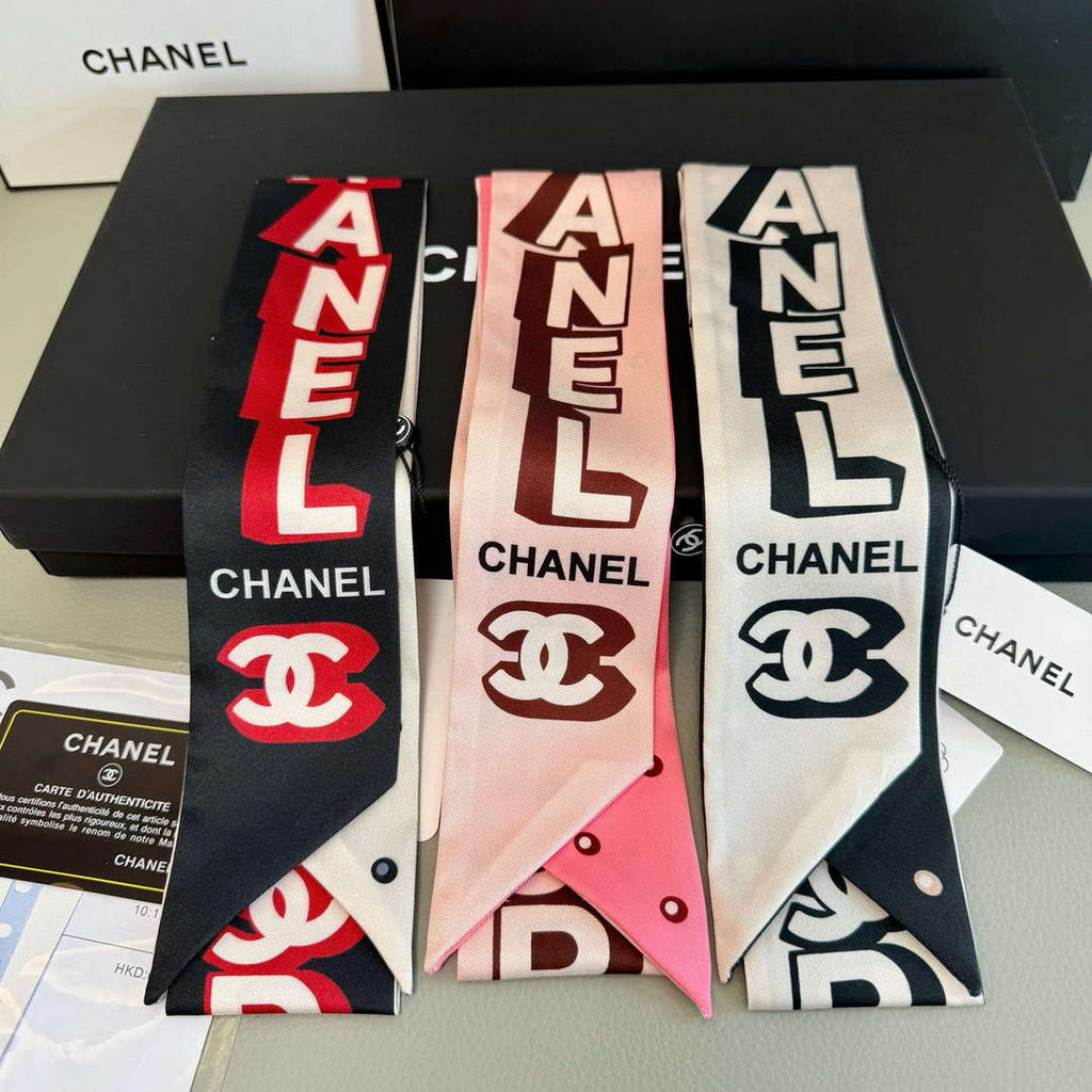 Chanel AA8006 Slim Bandeau Designer Scarf C88737