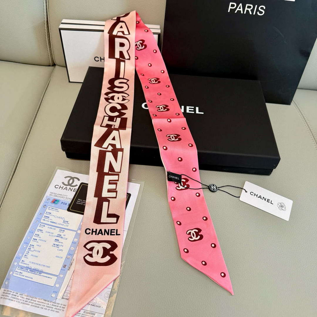 Chanel AA8006 Slim Bandeau Designer Scarf C88737