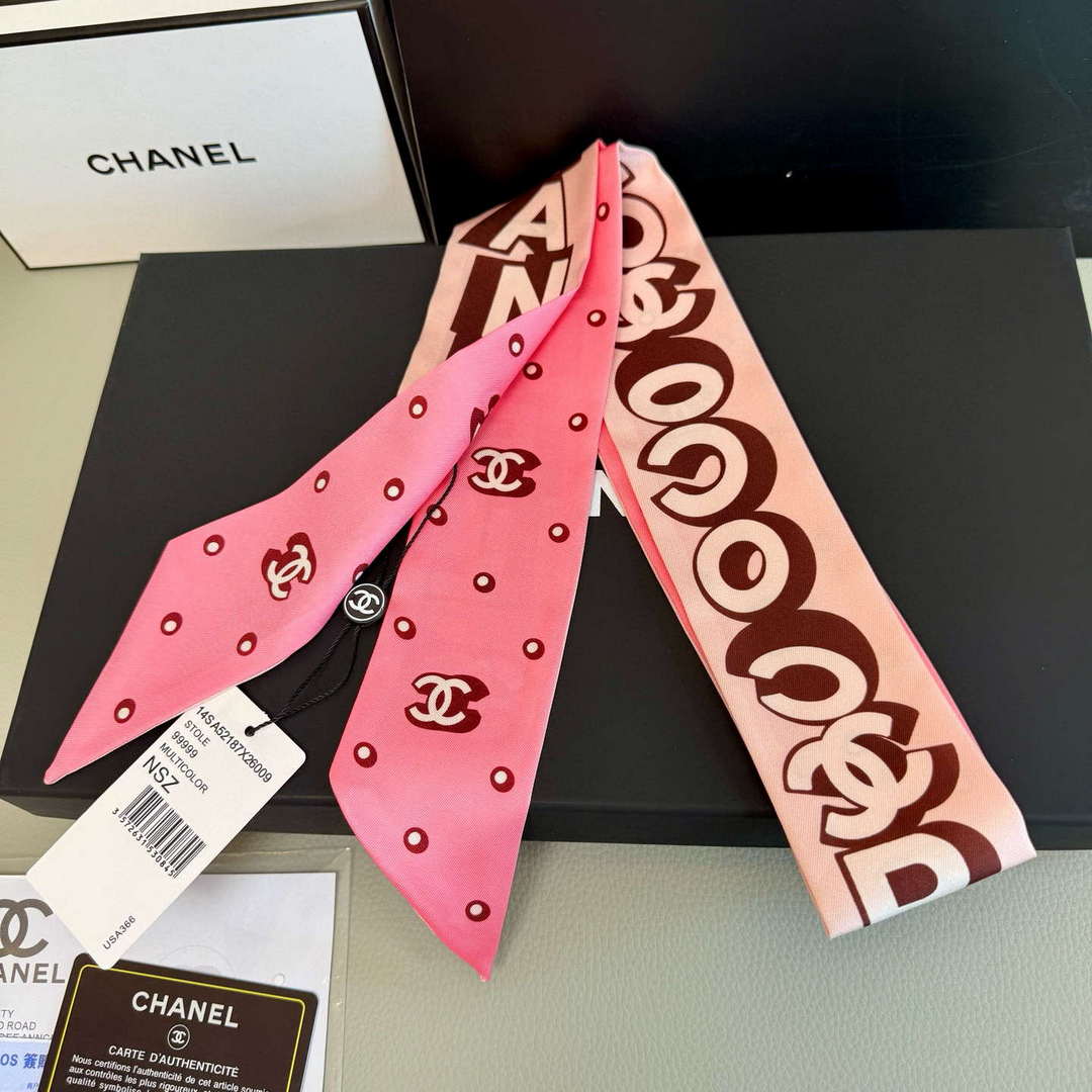 Chanel AA8006 Slim Bandeau Designer Scarf C88737