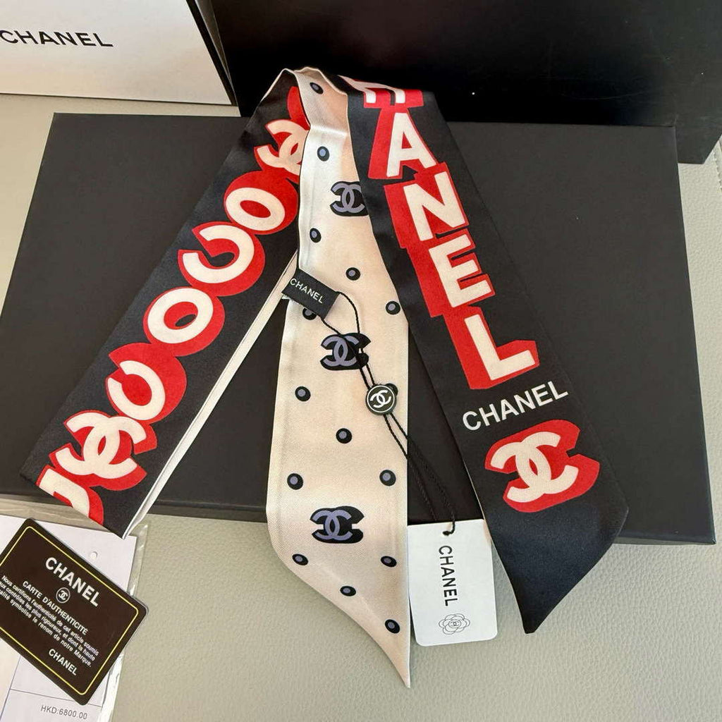 Chanel AA8006 Slim Bandeau Designer Scarf C88738
