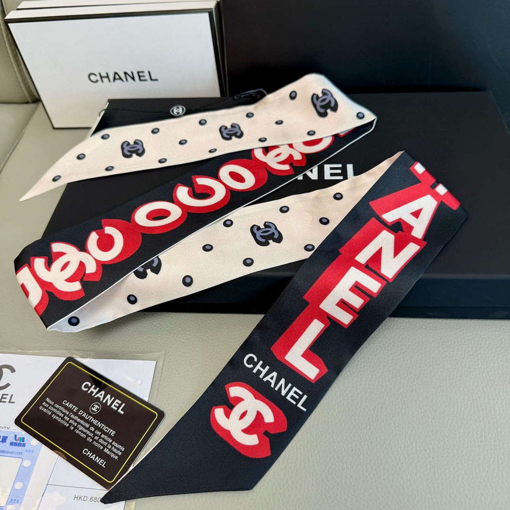 Chanel AA8006 Slim Bandeau Designer Scarf C88738