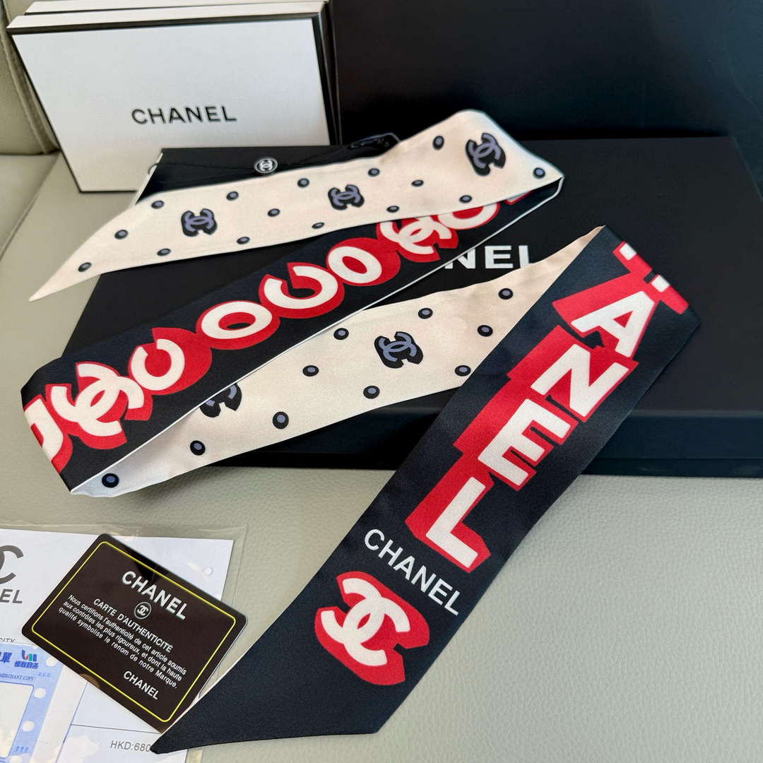 Chanel AA8006 Slim Bandeau Designer Scarf C88738