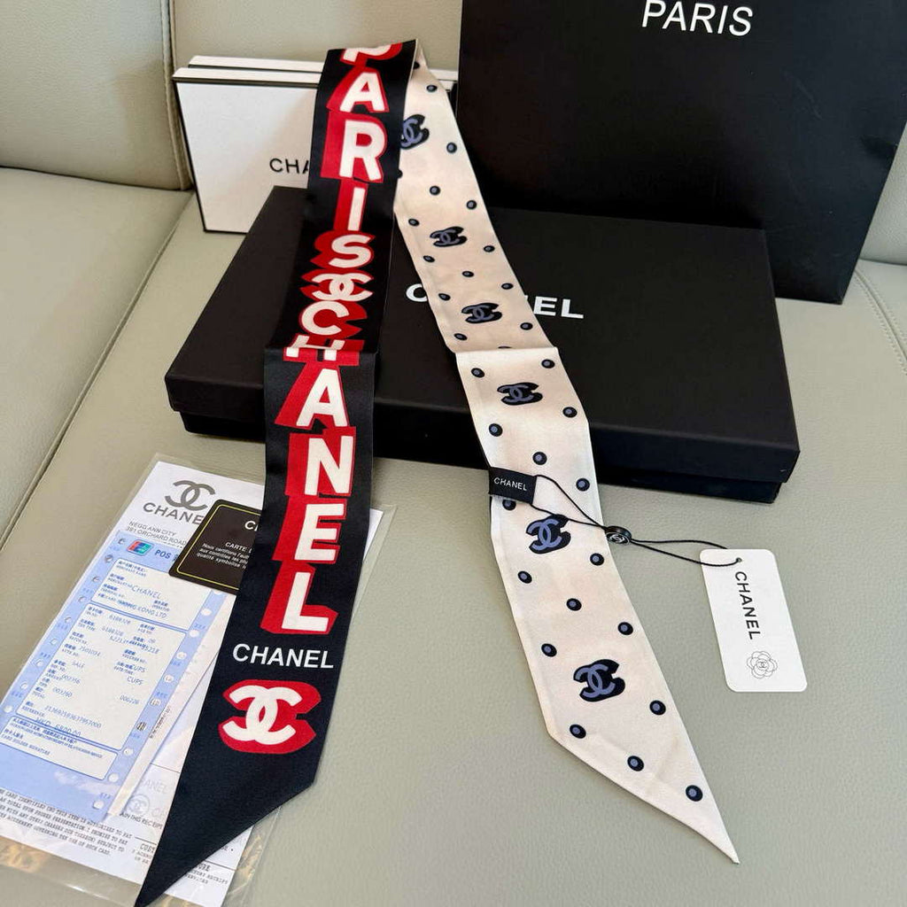 Chanel AA8006 Slim Bandeau Designer Scarf C88738
