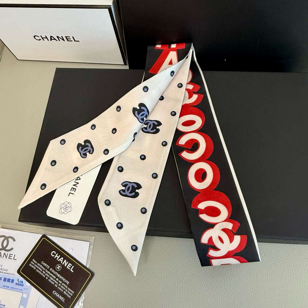 Chanel AA8006 Slim Bandeau Designer Scarf C88738