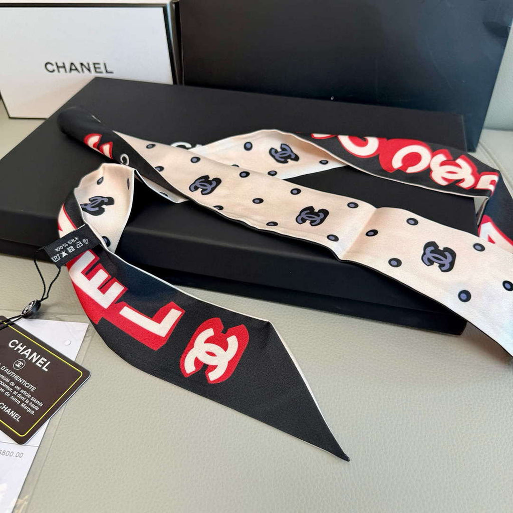 Chanel AA8006 Slim Bandeau Designer Scarf C88738