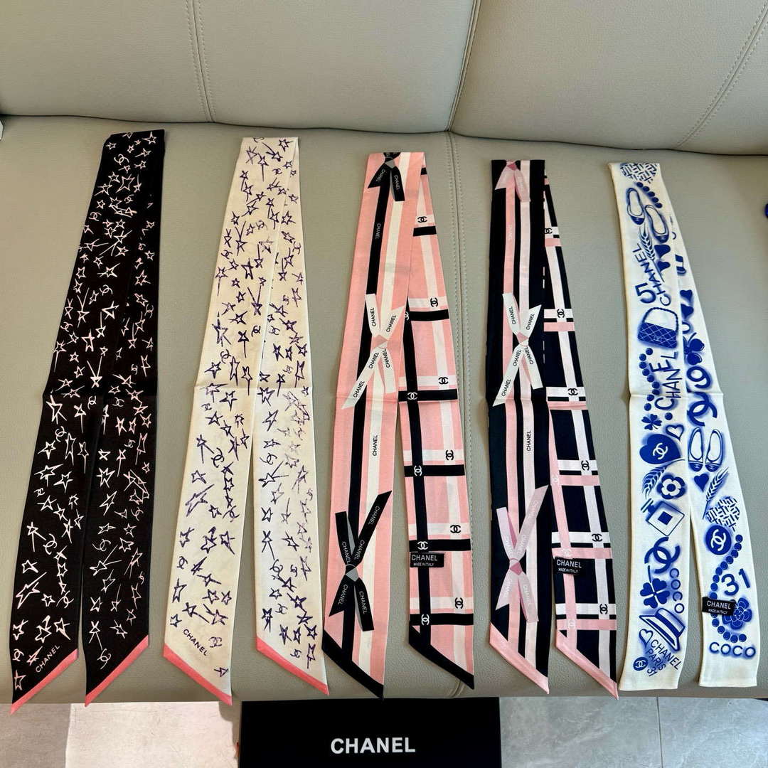 Chanel AA8006 Slim Bandeau Designer Scarf C88739