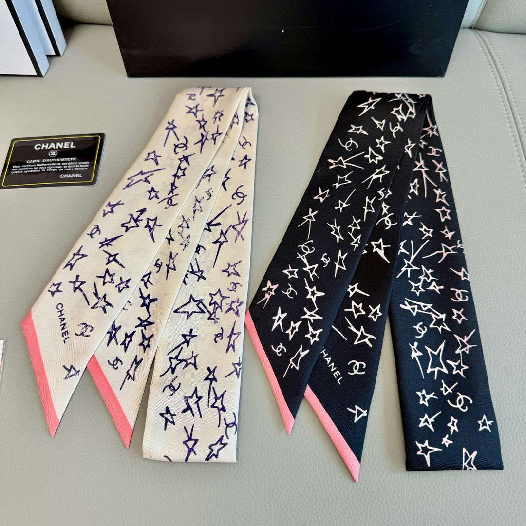 Chanel AA8006 Slim Bandeau Designer Scarf C88739