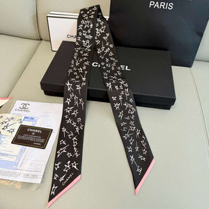Chanel AA8006 Slim Bandeau Designer Scarf C88739 - Default Title - View 1
