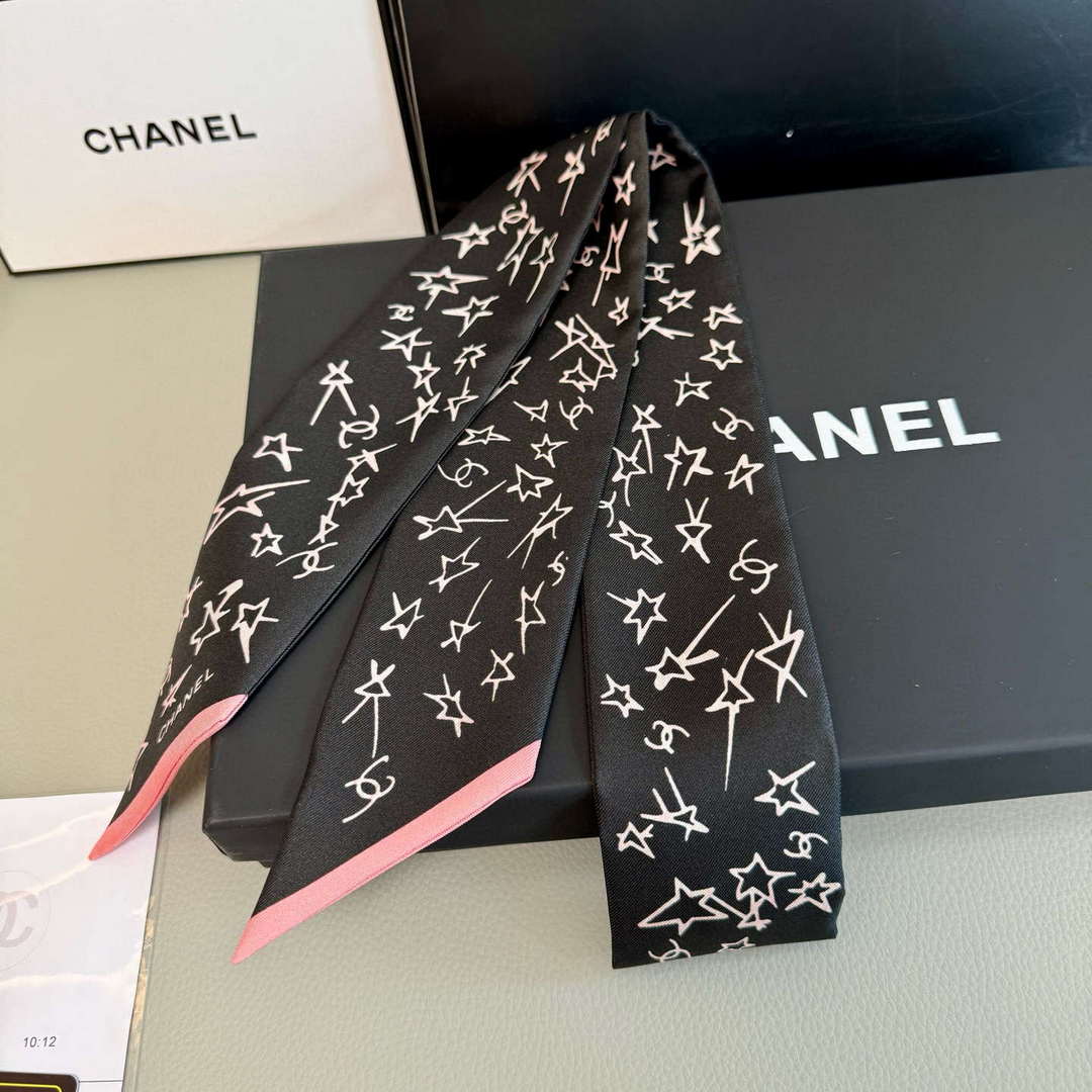 Chanel AA8006 Slim Bandeau Designer Scarf C88739