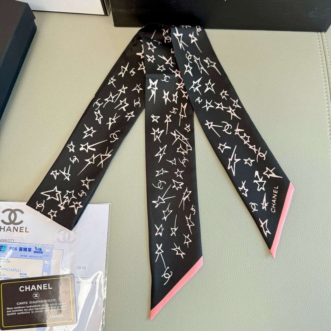 Chanel AA8006 Slim Bandeau Designer Scarf C88739