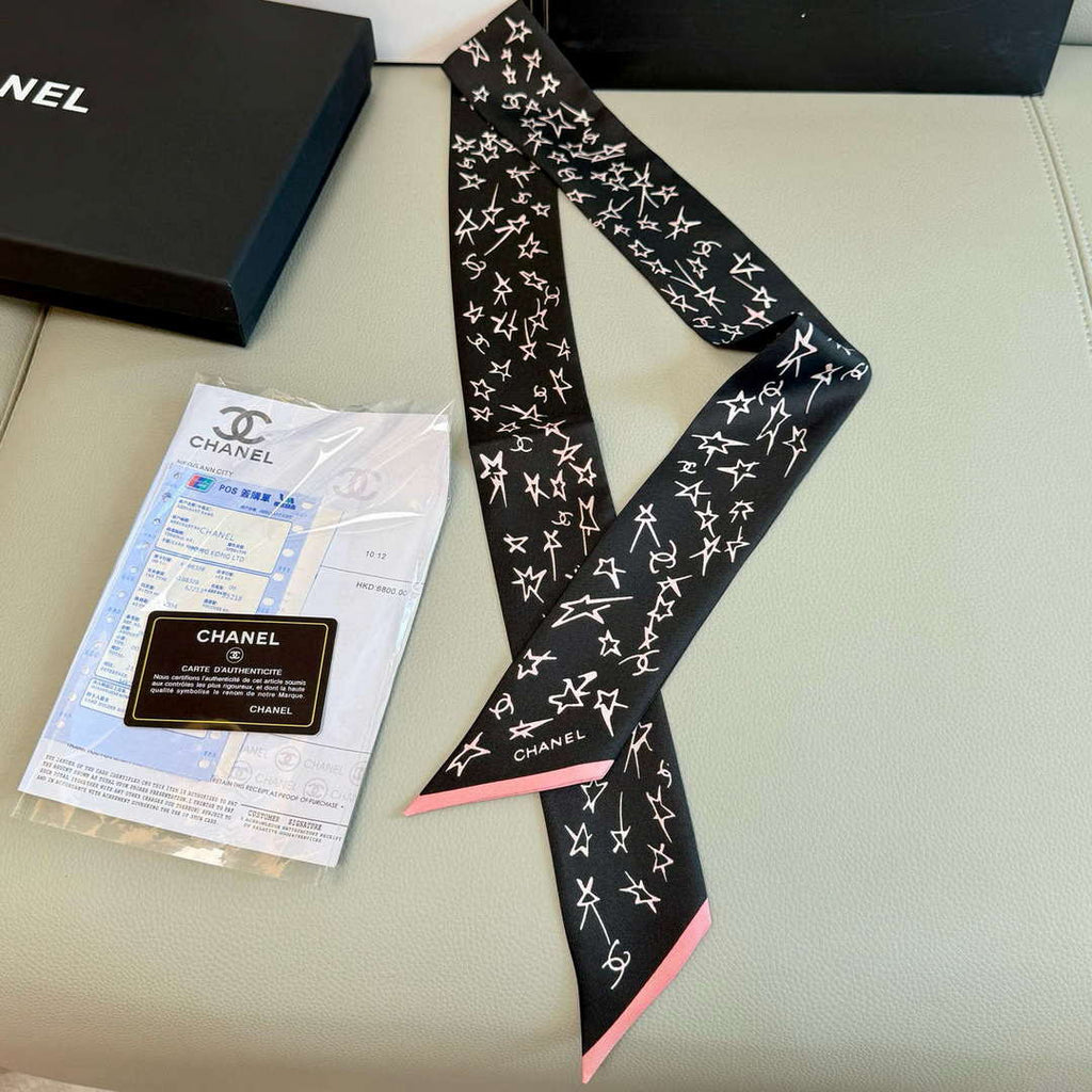 Chanel AA8006 Slim Bandeau Designer Scarf C88739