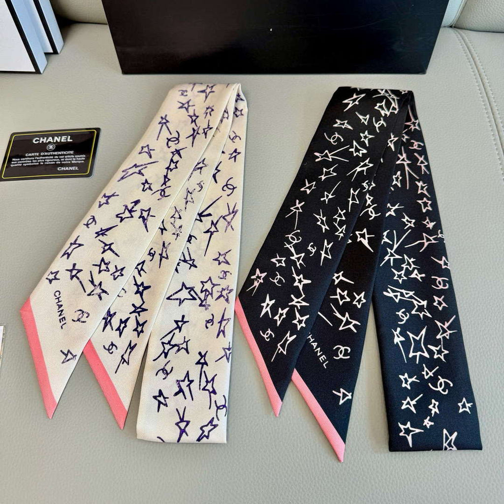 Chanel AA8006 Slim Bandeau Designer Scarf C88740