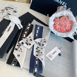 Chanel AA8006 Slim Bandeau Designer Scarf C88742 - Default Title - View 3