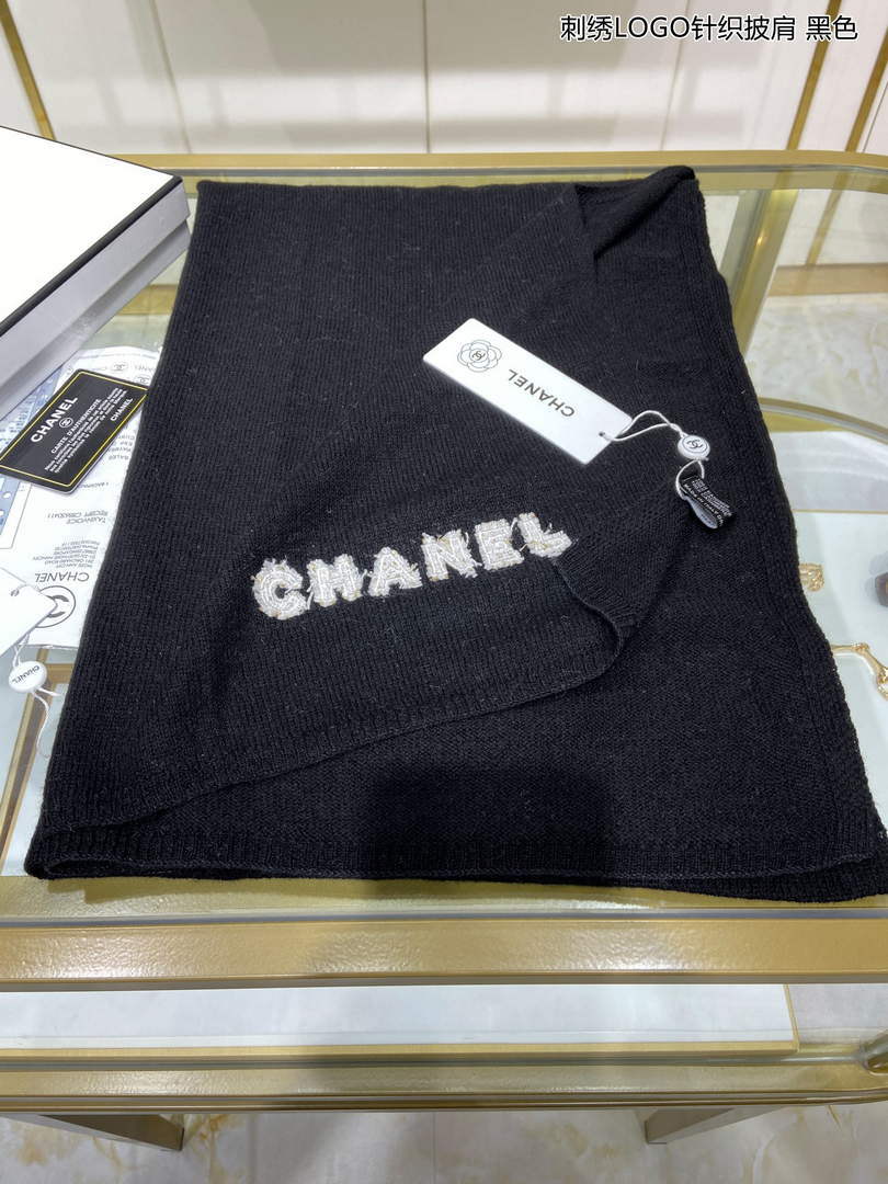 Chanel AA8525 Scarves Chanel Designer Scarf C88636 - Default Title - View 4