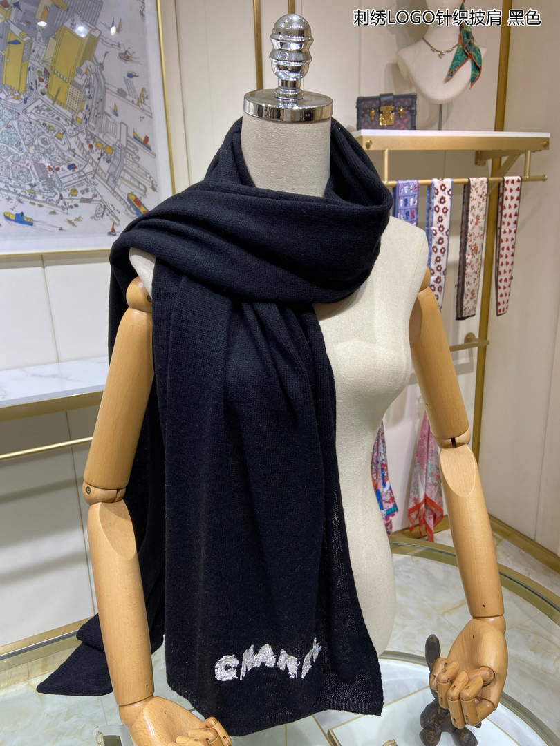 Chanel AA8525 Scarves Chanel Designer Scarf C88636 - Default Title - View 6