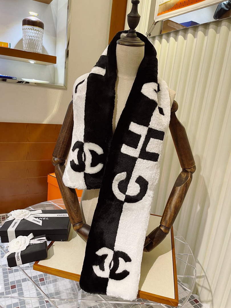 Chanel AA8525 Scarves Chanel Designer Scarf C88639 - Default Title - View 1