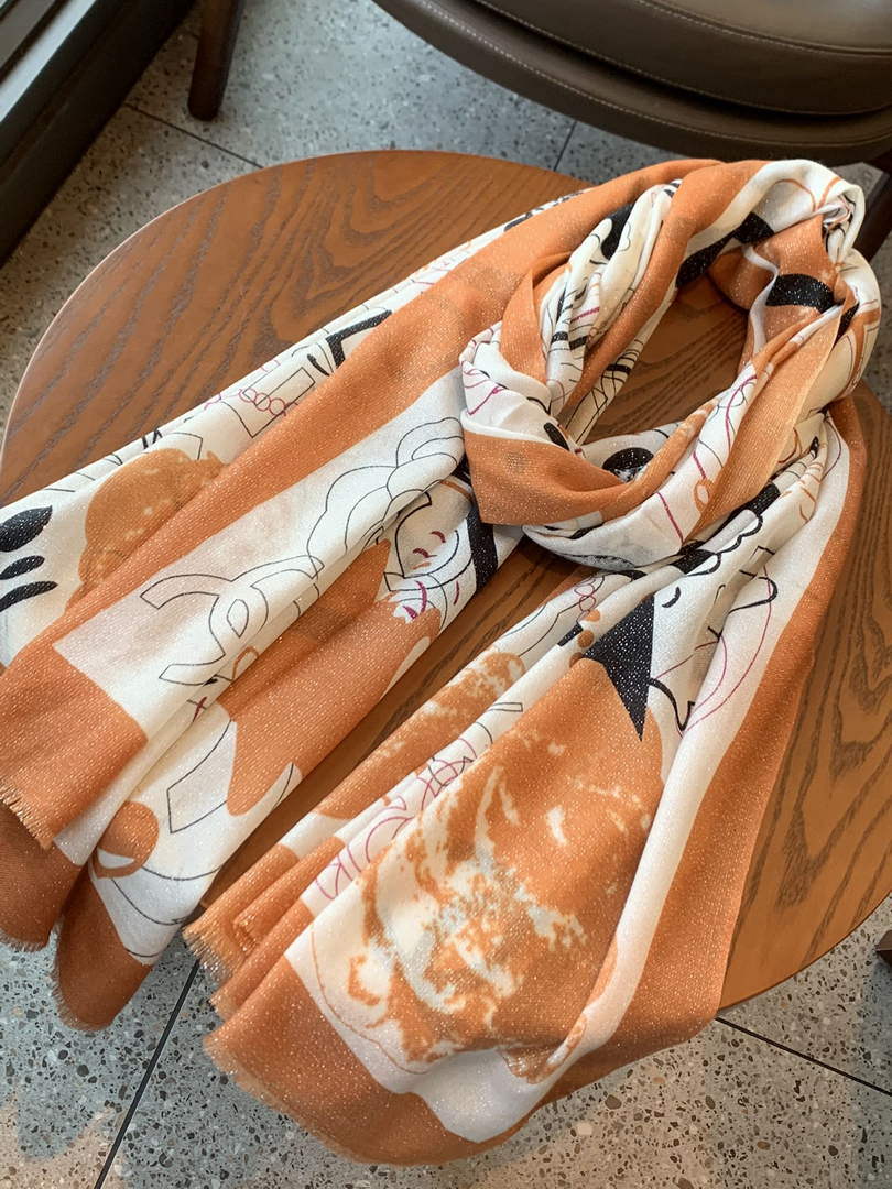 Chanel AA8525 Scarves Coco Designer Scarf C88640 - Default Title - View 1