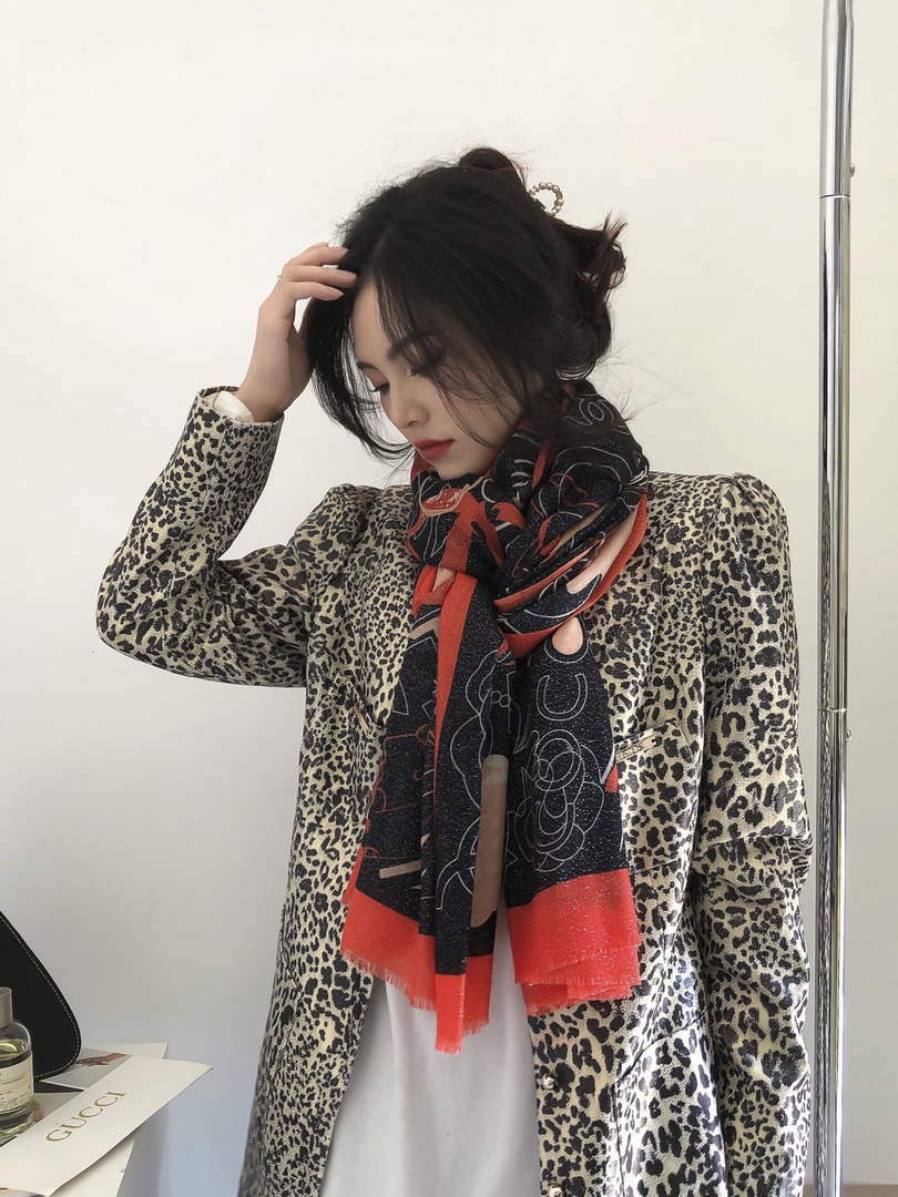Chanel AA8525 Scarves Coco Designer Scarf C88641 - Default Title - View 1