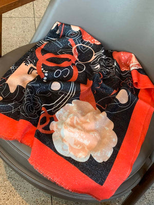 Chanel AA8525 Scarves Coco Designer Scarf C88641 - Default Title - View 6
