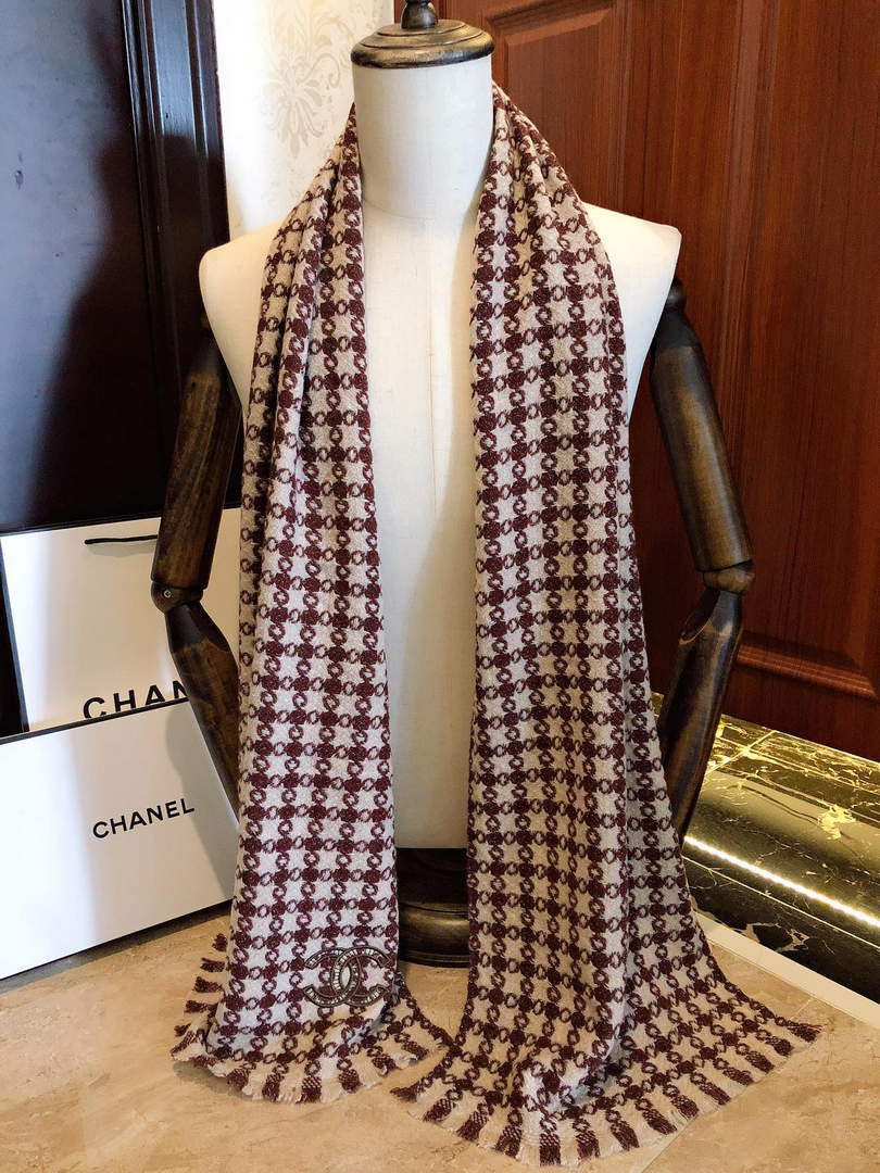 Chanel AA8602 Scarves Chanel Designer Scarf C88620 - Default Title - View 1
