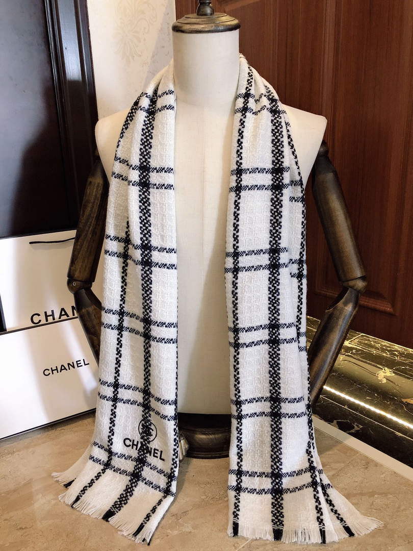 Chanel AA8602 Scarves Chanel Designer Scarf C88628 - Default Title - View 1