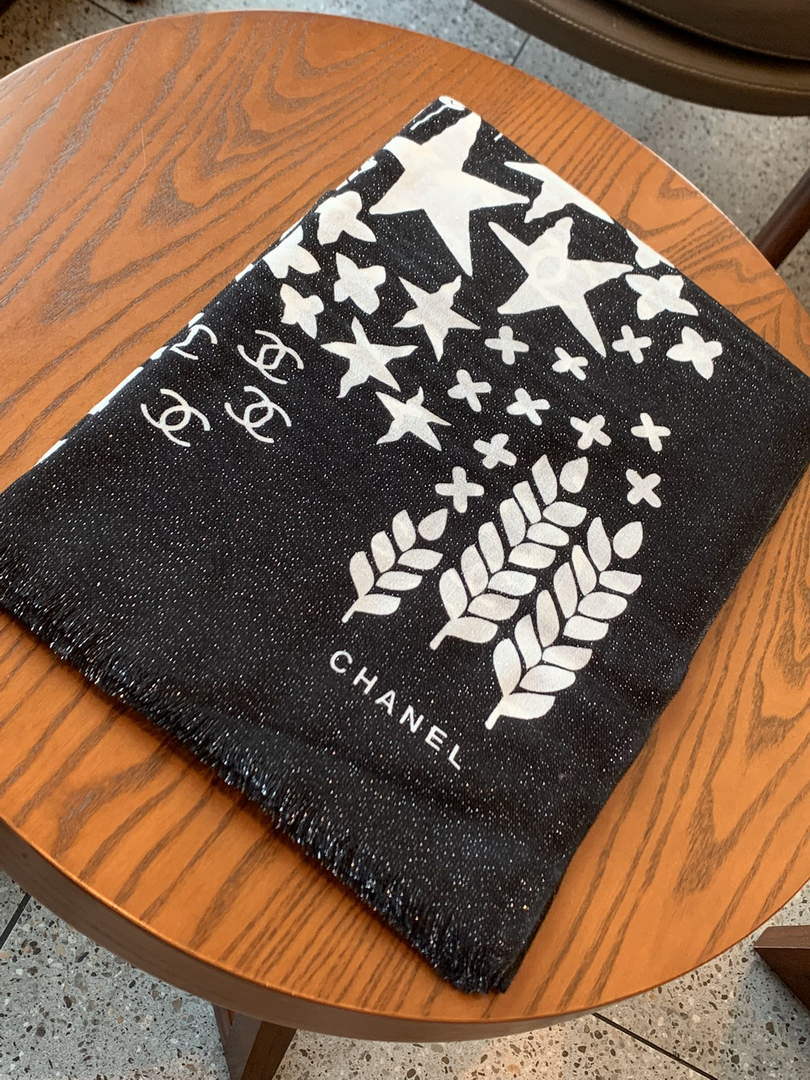 Chanel AA8689 Scarves Chanel Designer Scarf C88630 - Default Title - View 3