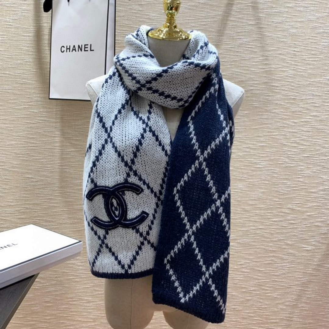 Chanel AA8689 Scarves Chanel Designer Scarf C88632 - Default Title - View 1