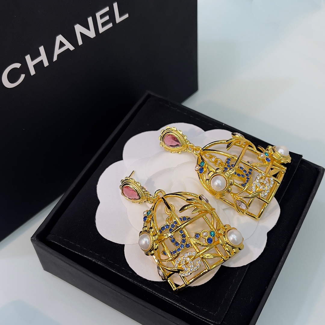 Chanel AB9631 Earring Designer Jewelry CC31665 - Default Title - View 1