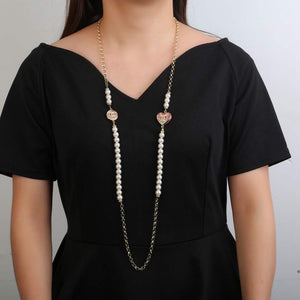 Chanel ABA395 Long Necklace Jewelry Designer CC31702 - Default Title - View 1