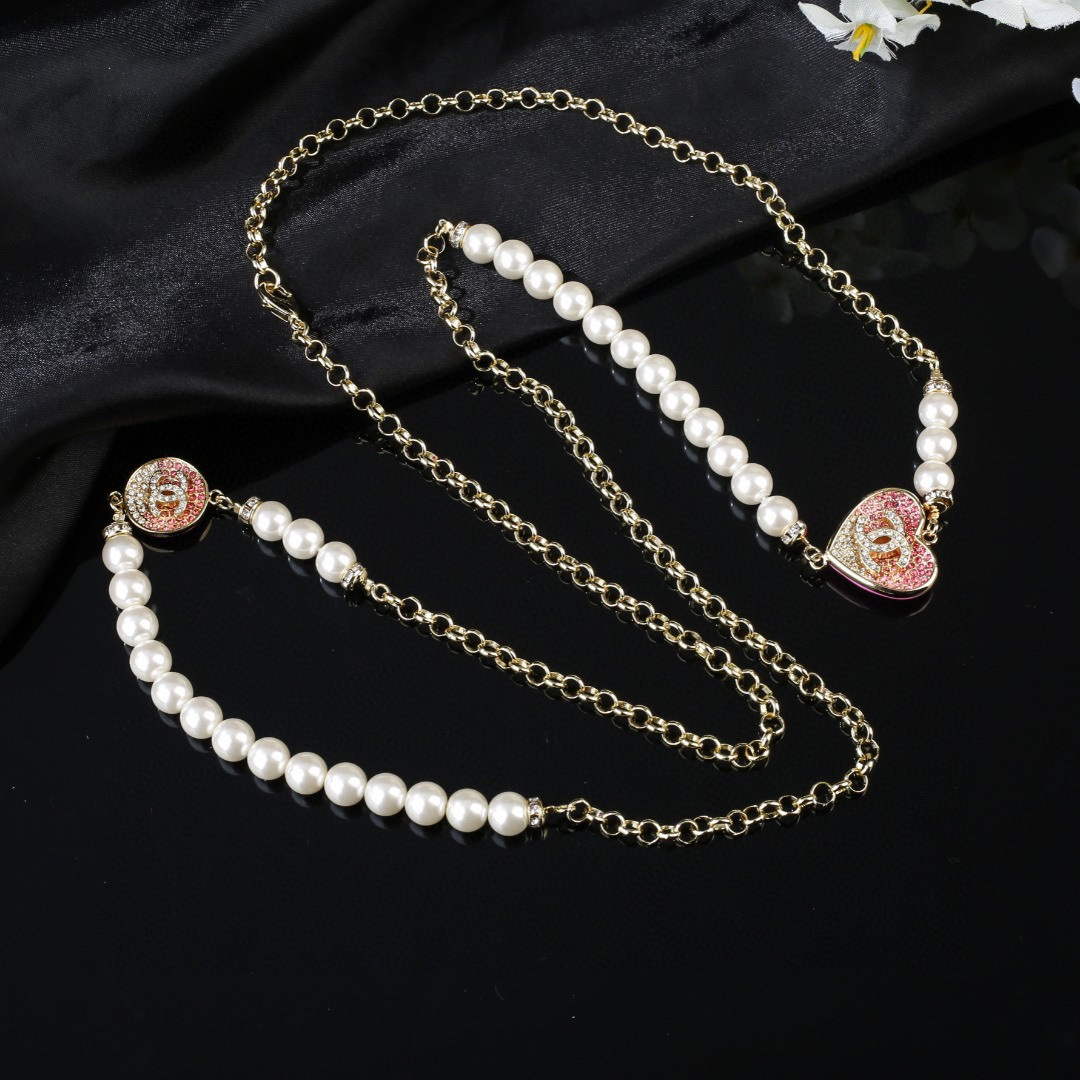 Chanel ABA395 Long Necklace Jewelry Designer CC31702