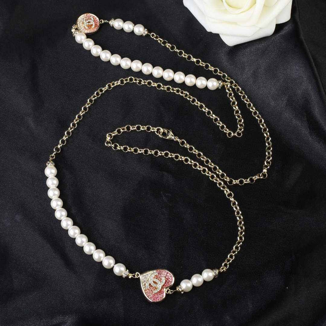Chanel ABA395 Long Necklace Jewelry Designer CC31702