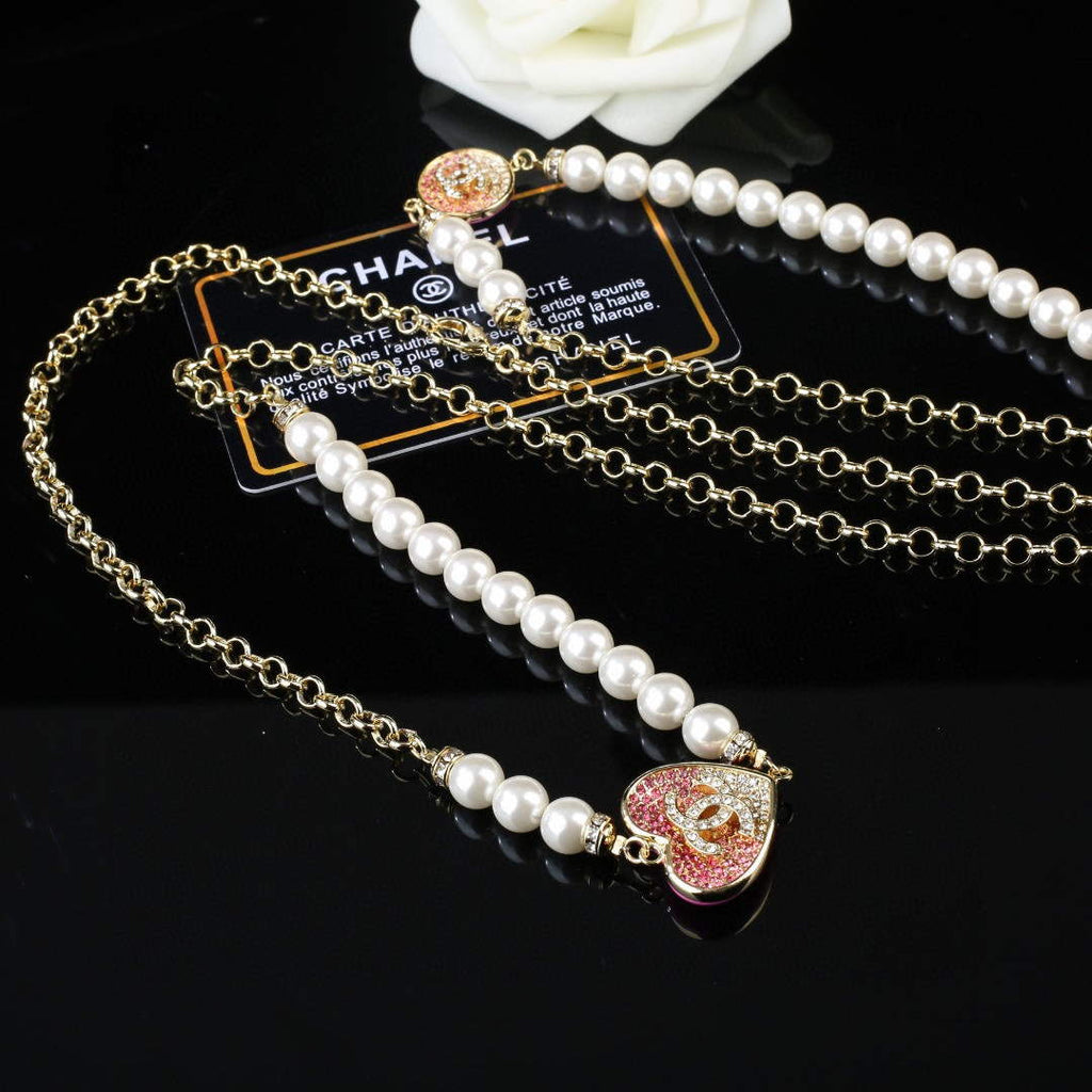 Chanel ABA395 Long Necklace Jewelry Designer CC31702