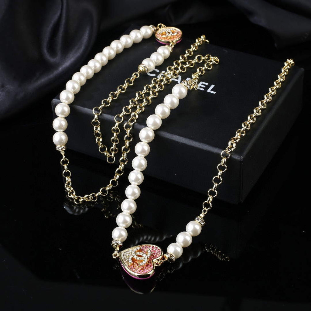 Chanel ABA395 Long Necklace Jewelry Designer CC31702