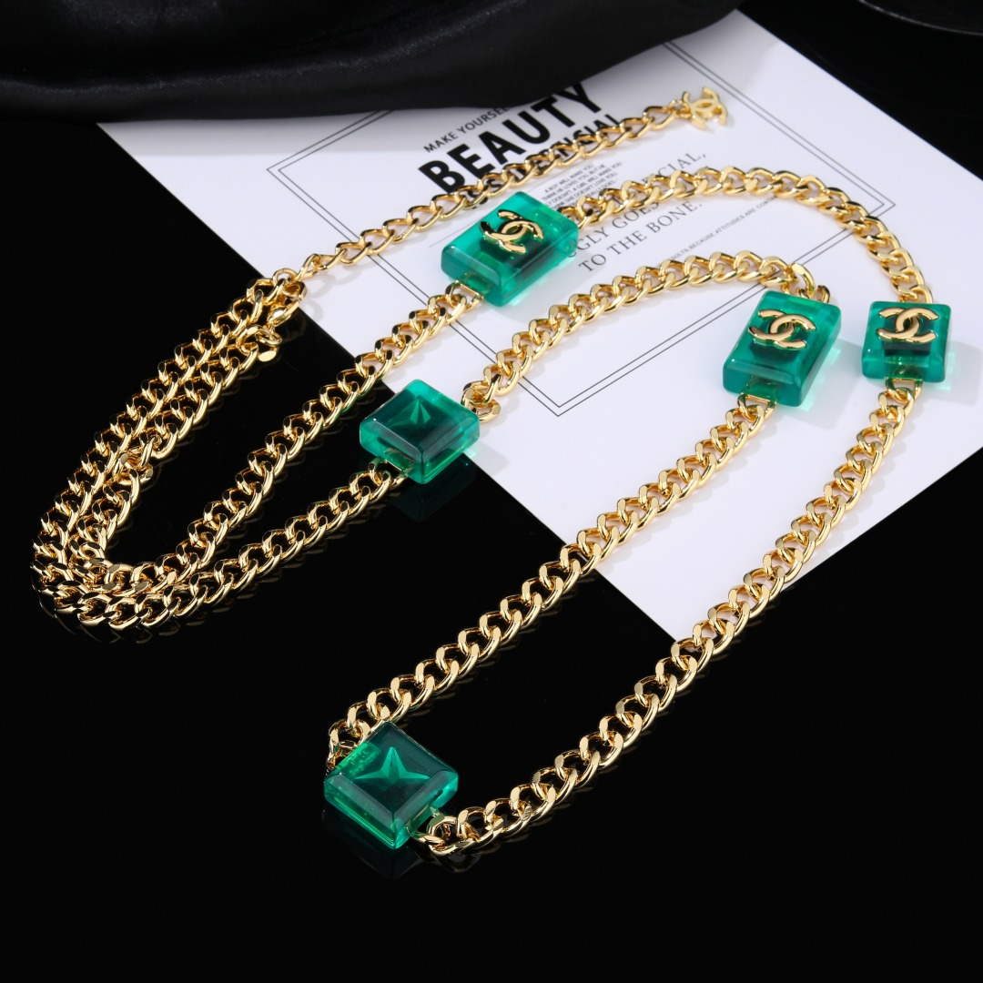 Chanel ABA461 Long Necklace Jewelry Designer CC31701 - Default Title - View 1