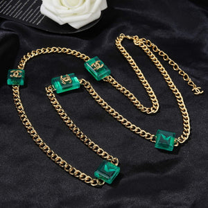 Chanel ABA461 Long Necklace Jewelry Designer CC31701 - Default Title - View 2
