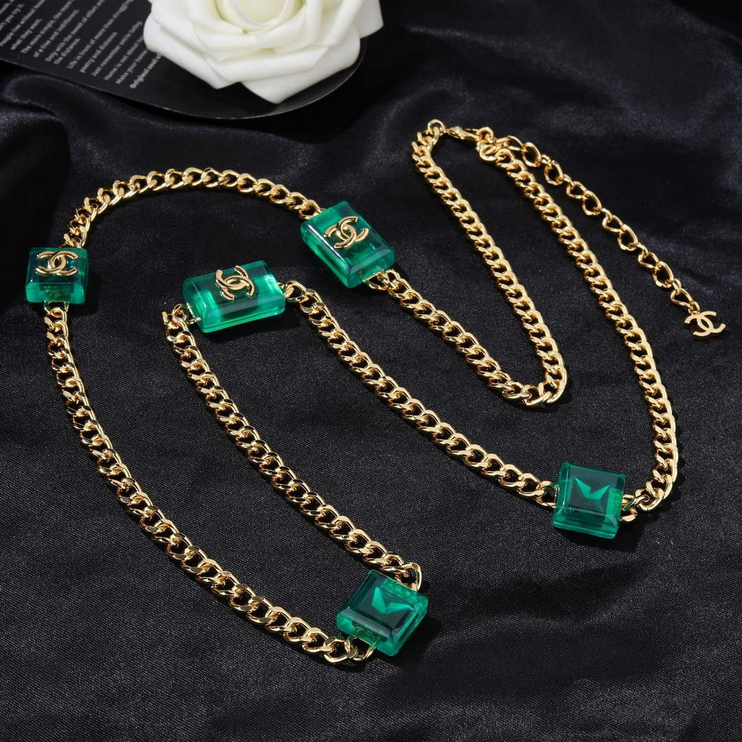 Chanel ABA461 Long Necklace Jewelry Designer CC31701