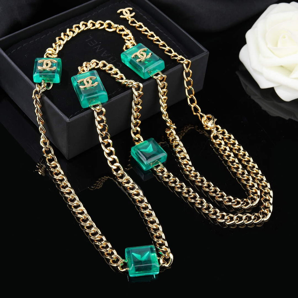Chanel ABA461 Long Necklace Jewelry Designer CC31701
