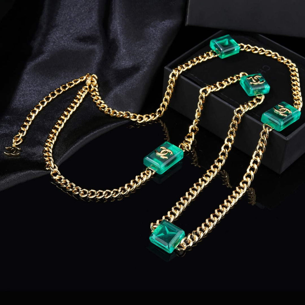 Chanel ABA461 Long Necklace Jewelry Designer CC31701
